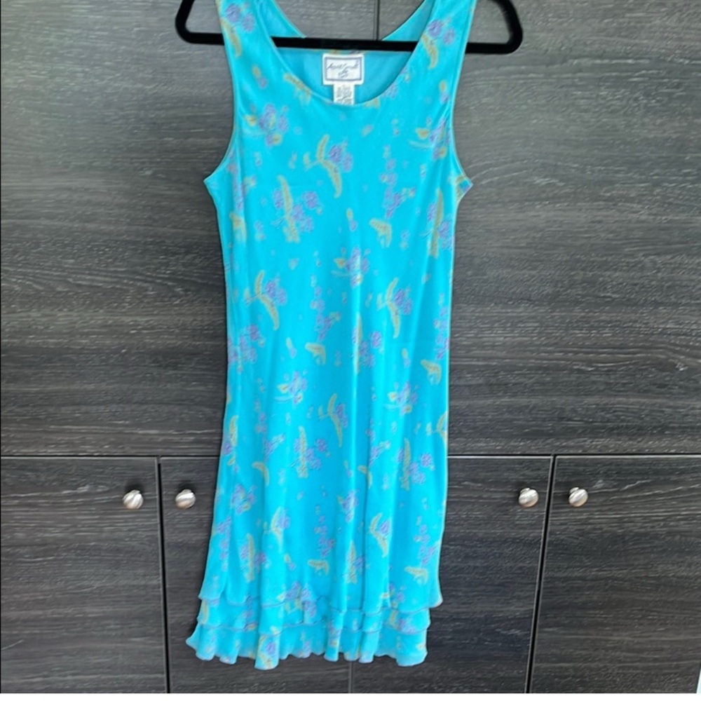 April Cornell Teal Dress size L